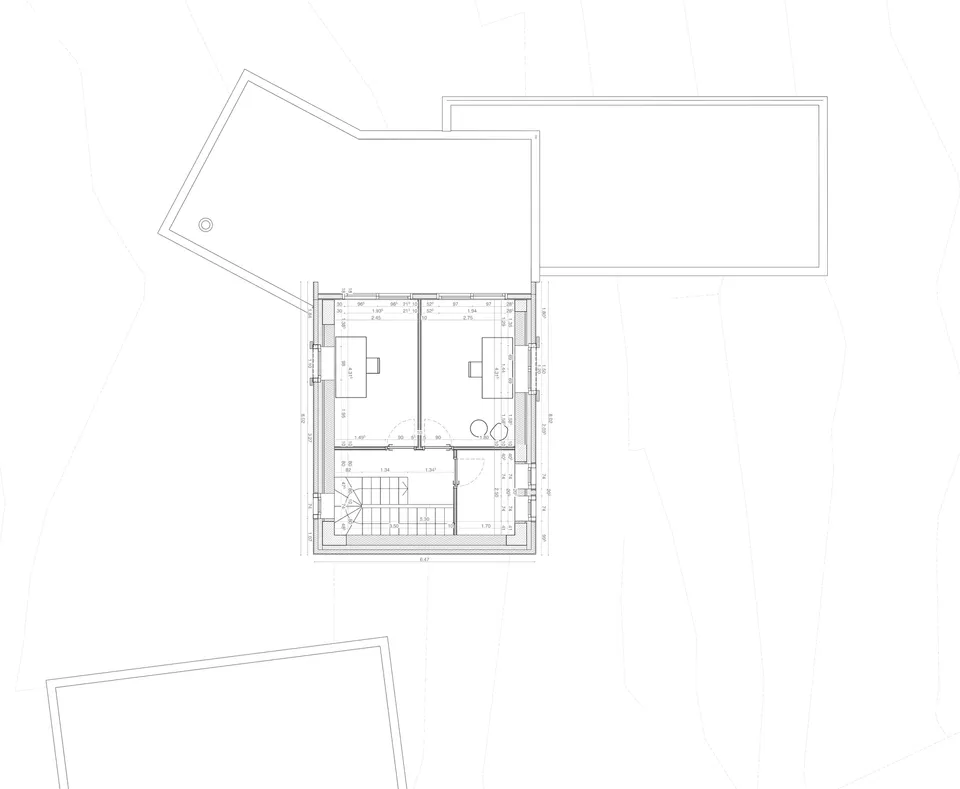 Verso Sud — pianta primo piano, edificio A