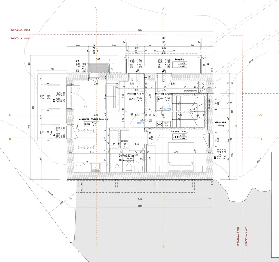 Casa SB — pianta piano terra