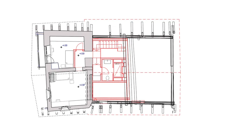 Casa LN — pianta secondo piano