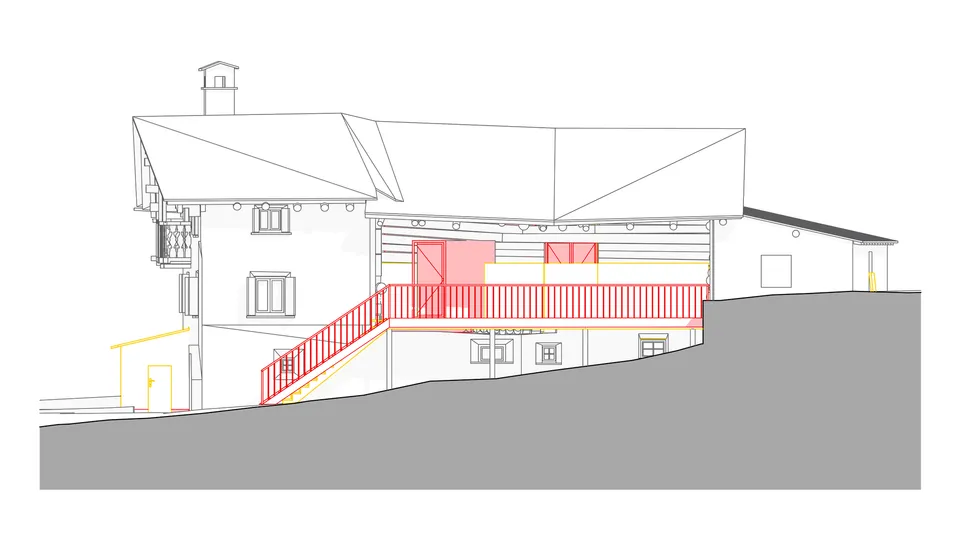 Casa LN — prospetto sud