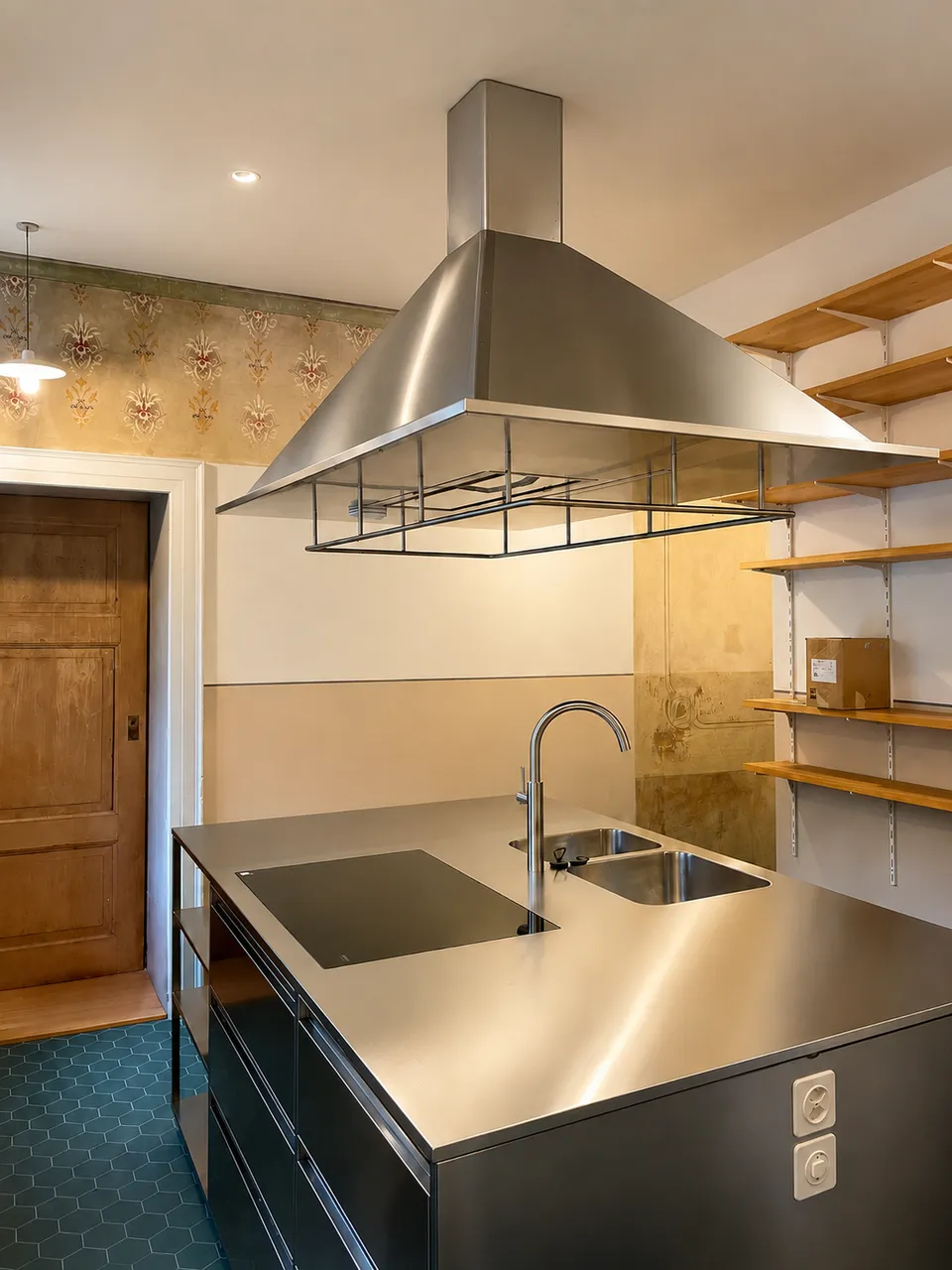 Ristorante Garni Bar Post — isola cucina, vista 1