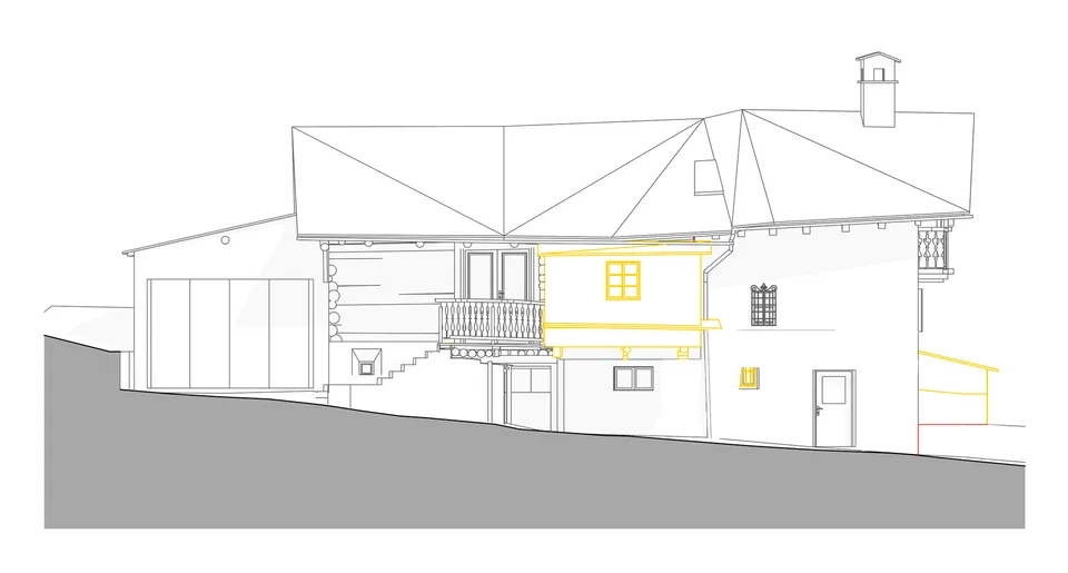 Casa LN — prospetto nord
