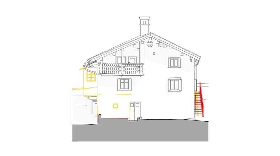 Casa LN — prospetto ovest