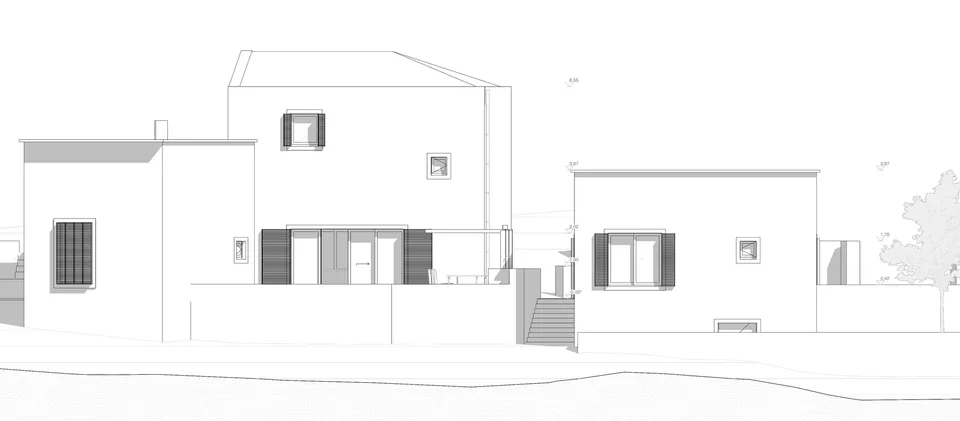 Verso Sud — prospetto ovest